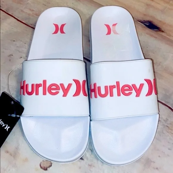 HURLEY Sllip On Sliders Carly sz 7 NWT! - Picture 2 of 9